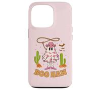 Boo Haw Ghost Western Cowgirl Disfraz de Halloween para Mujer Groovy Carcasa para iPhone 13 Pro