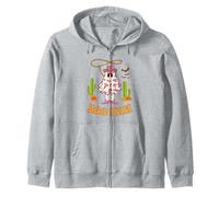 Boo Haw Ghost Western Cowgirl Disfraz de Halloween para Mujer Groovy Sudadera con Capucha