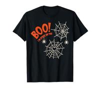 Boo I'm Stuck On You Spider Webs Halloween Camiseta