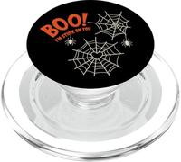 Boo I'm Stuck On You Spider Webs Halloween PopSockets PopGrip para MagSafe