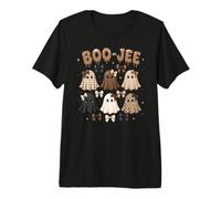Boo-JEE Cute Ghost Coquette Bow Halloween Camiseta Premium