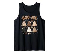 Boo-JEE Cute Ghost Coquette Bow Halloween Camiseta sin Mangas