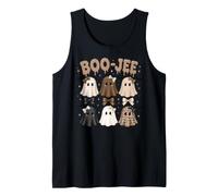 Boo-JEE Cute Ghost Coquette Bow Halloween Camiseta sin Mangas