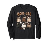 Boo-JEE Cute Ghost Coquette Bow Halloween Manga Larga