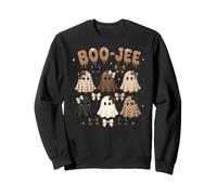 Boo-JEE Cute Ghost Coquette Bow Halloween Sudadera