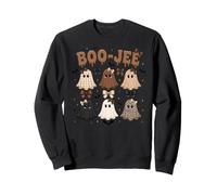 Boo-JEE Cute Ghost Coquette Bow Halloween Sudadera