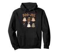 Boo-JEE Cute Ghost Coquette Bow Halloween Sudadera con Capucha