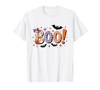 Boo Pumpkin Ghost Witch Spooky Season Halloween Party Camiseta