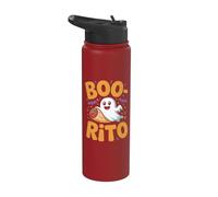 Boo-Rito - Taco fantasma lindo Halloween Stainless Steel Insulated Water Bottle