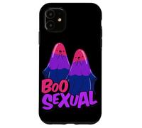 Boo Sexual Bisexual Ghost Pair Word Game for Halloween Carcasa para iPhone 11