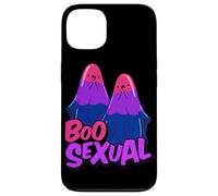 Boo Sexual Bisexual Ghost Pair Word Game for Halloween Carcasa para iPhone 13