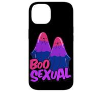 Boo Sexual Bisexual Ghost Pair Word Game for Halloween Carcasa para iPhone 14