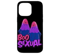 Boo Sexual Bisexual Ghost Pair Word Game for Halloween Carcasa para iPhone 14 Pro MAX