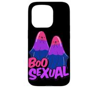 Boo Sexual Bisexual Ghost Pair Word Game for Halloween Carcasa para iPhone 15 Pro