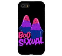 Boo Sexual Bisexual Ghost Pair Word Game for Halloween Carcasa para iPhone SE (2020) / 7/8