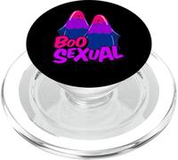 Boo Sexual Bisexual Ghost Pair Word Game for Halloween PopSockets PopGrip para MagSafe
