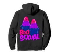 Boo Sexual Bisexual Ghost Pair Word Game for Halloween Sudadera con Capucha