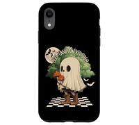 Boo-tanical Explorador divertido hongo forrajeando arte fantasma Carcasa para iPhone XR