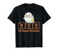 Boo The Element of Surprise Funny Ghost Chemistry Halloween Camiseta