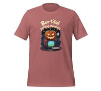 Boo-Tiful Gaming Moments Funny Halloween - Camiseta unisex para adulto, malva, 3XL