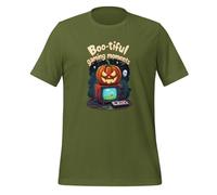 Boo-Tiful Gaming Moments Funny Halloween - Camiseta unisex para adulto, verde oliva, S