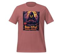Boo-Tiful Gaming Moments Scary Funny Halloween - Camiseta unisex para adulto, malva, S
