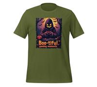 Boo-Tiful Gaming Moments Scary Funny Halloween - Camiseta unisex para adulto, verde oliva, L