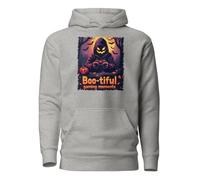 Boo-Tiful Gaming Moments - Sudadera con capucha unisex para adultos, Gris carbón., S