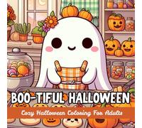 Boo-tiful Halloween: A Cute Halloween Coloring Book for Adults: Halloween Coloring Book for Adults: Cute and Cozy Spooky Designs for Relaxation and ... Cozy Fall Vibes, and the (Halloween Cuteness)