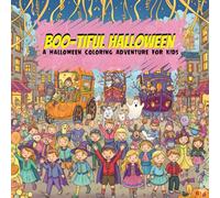 Boo-tiful Halloween: A Halloween Coloring Adventure For Kids: Perfect for Creative Kids Ages 3-8 and Halloween Lovers!