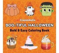 Boo-tiful Halloween: Bold & Easy Coloring Book