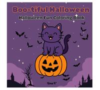 Boo-tiful Halloween: Halloween Fun Coloring Book