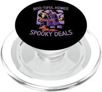 Boo-Tiful Homes: Ofertas espeluznantes para Agentes inmobiliarios en Halloween PopSockets PopGrip para MagSafe