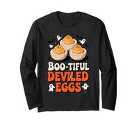 Boo-Tiful Huevos Rellenados Estilo Halloween Manga Larga
