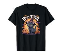 Boo-Tiful - Juego de Palabras de Bruja de Gato de Halloween Camiseta