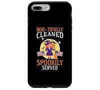 Boo-tifully limpiado espeluznantemente Servido Conserje Escolar Halloween Carcasa para iPhone 7 Plus/8 Plus