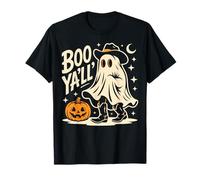 Boo Y'all, Divertido Fantasma, Vaquera, Halloween, Lindo Western Espeluznante Camiseta