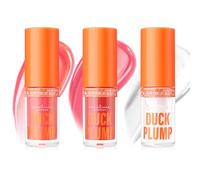 Boobeen 3PCS Juego de Brillo de Labios Aceite Labial Hidratante de Larga Duración Bálsamo Labial Brillante Tinte para Labios