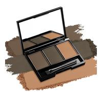 Boobeen Kit de Polvo para Cejas - Polvo de Cejas Resistente al Agua y de Larga Duración con Espejo y Pincel
