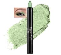 Boobeen Lápiz de sombra de ojo impermeable - Lápiz de sombra de ojo en crema brillante para maquillaje con purpurina, fácil de usar (012#)