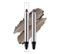 Boobeen Lápiz de Sombra de Ojos de Doble Extremo con Pincel Difuminador, Maquillaje en Crema para Sombra de Ojos e Iluminador Facial, Acabado Brillante de Larga Duración