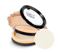 Boobeen Polvos Fijadores Oil Control,polvo de fijación translúcido de 24 horas de duración, maquillaje de base mate ligero para poros y líneas de opacidad con puff y espejo