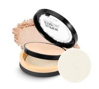 Boobeen Polvos Fijadores Oil Control,polvo de fijación translúcido de 24 horas de duración, maquillaje de base mate ligero para poros y líneas de opacidad con puff y espejo