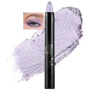 Boobeen Sombra de ojo en barra resistente al agua, lápiz de sombra brillante, crea maquillaje de ojos con purpurina, fácil de usar (08#)