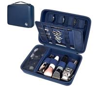 Boobowl Estuche rígido de viaje para cortapelos, bolsa organizadora de suministros de peluquería para corte de pelo, soporte de almacenamiento para Ufree/para Wahl/para Andis Men Razor Guard Kits de