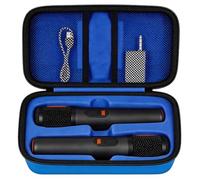 Boobowl Funda inalámbrica para micrófono Bluetooth compatible con micrófono inalámbrico JBL PartyBox, 2 micrófonos digitales, caja de micrófono inalámbrica portátil para batería recargable, receptores