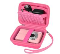 Boobowl Funda para cámara digital compatible con CAMKORY/para Lecnippy/para Lecran/para KODAK PIXPRO/para Qumcou/para cámaras WONNIE Point & Shoot, pequeña bolsa compacta para accesorios de tarjeta SD