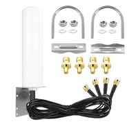 BOOBRIE 4x4 MIMO 4G LTE 5G Antena 600-6000MHz Radio WiFi Antena con SMA TS9 Conector 3m RG58 Cable RG58 para T-Mobile Home Internet Verizon AT&T Módem Router Gateways Hotspot Móvil