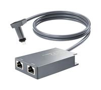 BOOBRIE Adaptador Ethernet para Starlink GEN2 con Dos Puertos, Cable de 1m, Interfaz RJ45 1 a 2 Gigabit Repuesto para Internet Satelital Starlink Conexión por Cable Sencilla para Dos Dispositivos