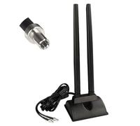 BOOBRIE Antena TS9 5G 4G 5 dBi High Gain 2400 Mhz-5800 MHz Dual MIMO TS9 Antena de pie magnético con cable coaxial RG174 de 2 m para enrutadores 4G LTE, punto de acceso wifi, dispositivos IoT